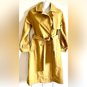 Women's Madewell The Signature Trench Coat Size XXS NWOT